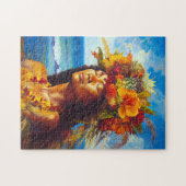 Hawaïaanse Eiland Godin Tropisch Legpuzzel (Horizontaal)