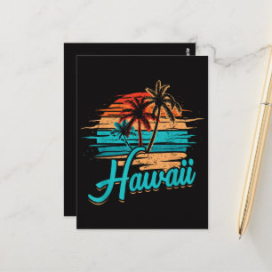 Hawaïaanse Eiland Tropische Hawaï Vakantie Briefkaart