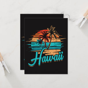 Hawaïaanse Eiland Tropische Hawaï Vakantie Kaart