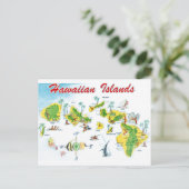 Hawaiaanse Eilanden Kaart (Staand voorkant)