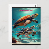 Hawaïaanse eilanden Lanai Aloha Briefkaart (Voorkant / Achterkant)