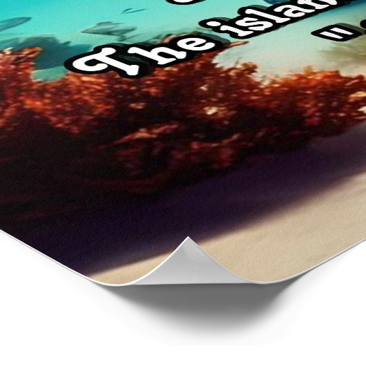 Hawaïaanse eilanden Lanai Aloha Poster (Hoek)