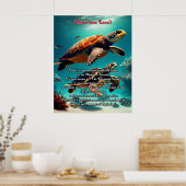 Hawaïaanse eilanden Lanai Aloha Poster (Keuken)