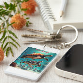 Hawaïaanse eilanden Lanai Aloha Sleutelhanger (Voorkant Rechts)