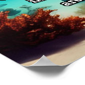 Hawaïaanse eilanden land van Aloha Poster (Hoek)