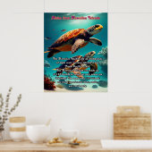 Hawaïaanse eilanden land van Aloha Poster (Keuken)