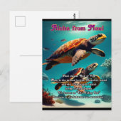 Hawaïaanse eilanden Maui Aloha Briefkaart (Voorkant / Achterkant)