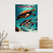 Hawaïaanse eilanden Maui Aloha Poster (Keuken)