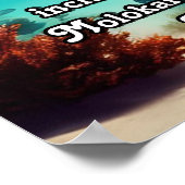 Hawaïaanse eilanden Molokai Aloha Poster (Hoek)