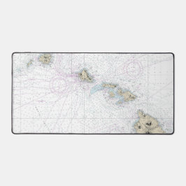 Hawaïaanse eilanden nautische kaart 19004 bureaumat