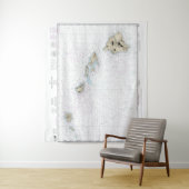 Hawaïaanse eilanden nautische kaart 19004 wandkleed (In situ)