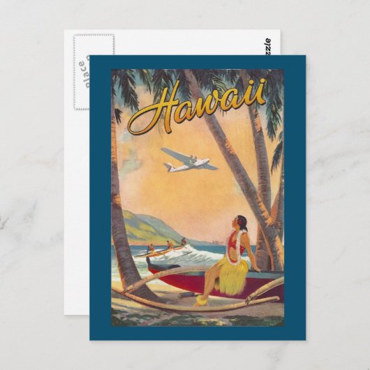 Hawaïaanse eilanden Reizen Aloha Pacific Briefkaart (Voorkant / Achterkant)
