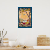 Hawaïaanse eilanden Reizen Aloha Pacific Poster (Keuken)