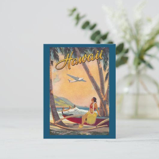  Hawaïaanse eilanden Reizen Aloha Pacific Uitnodiging Briefkaart (Staand voorkant)