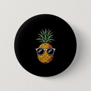 Hawaiaanse Feest Aloha Feest Strand Cool Ananas Ronde Button 5,7 Cm