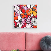 Hawaïaanse feestdag canvas afdruk (Insitu (Woonkamer))