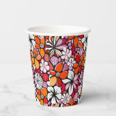 Hawaïaanse feestdag papieren bekers (Achterkant)