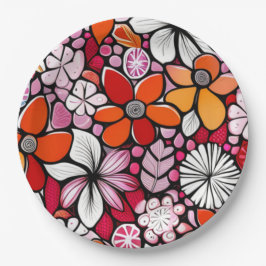 Hawaïaanse feestdag papieren bordje