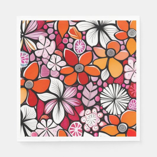 Hawaïaanse feestdag servet (Voorkant)