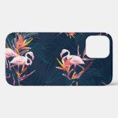 Hawaïaanse flamingo: kunstwerk Case-Mate iPhone case (Achterkant (horizontaal))