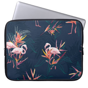 Hawaïaanse flamingo: kunstwerk laptop sleeve
