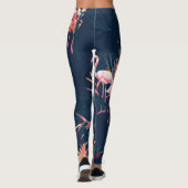 Hawaïaanse flamingo:  kunstwerk leggings (Achterkant)