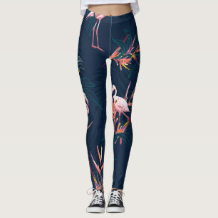 Hawaïaanse flamingo:  kunstwerk leggings