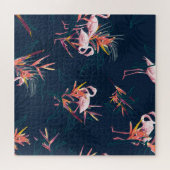 Hawaïaanse flamingo: kunstwerk legpuzzel (Horizontaal)