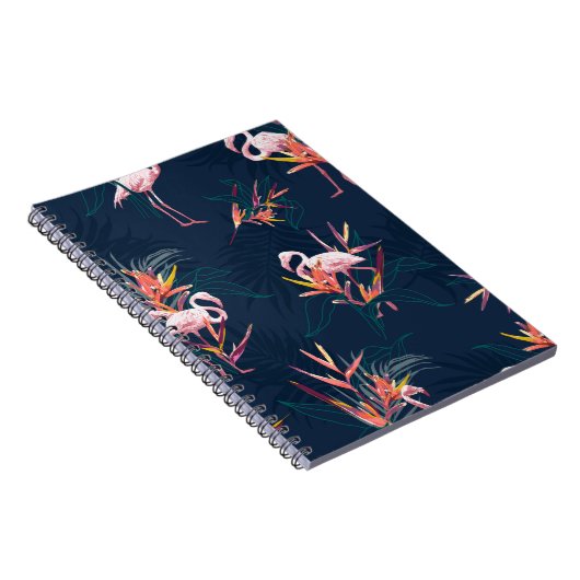 Hawaïaanse flamingo:  kunstwerk notitieboek (Rechterzijde)