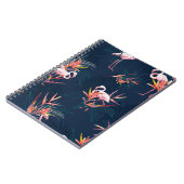 Hawaïaanse flamingo:  kunstwerk notitieboek (Linkerzijde)