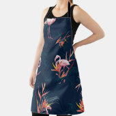 Hawaïaanse flamingo:  kunstwerk schort (Insitu)