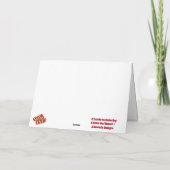 Hawaiaanse Flip Flop Mele Kalikimaka Kaart (Achterkant)