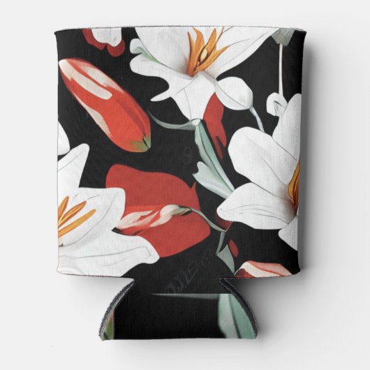 Hawaïaanse floral koelbox blikjeskoeler (Voorkant)
