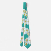 Hawaiaanse Frangipani Turquoise Das (Achterkant)