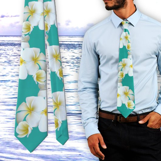 Hawaiaanse Frangipani Turquoise Das