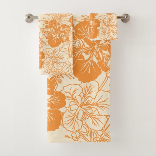 Hawaiaanse gedrukte Ohai Alii flower Bad Handdoek (Insitu)