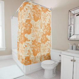 Hawaiaanse gedrukte Ohai Alii flower Douchegordijn