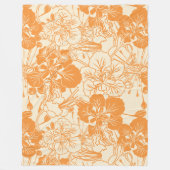Hawaiaanse gedrukte Ohai Alii flower Fleece Deken (Voorkant)