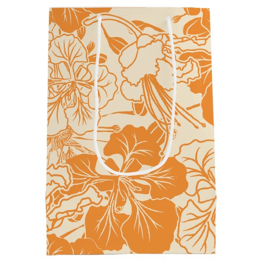 Hawaiaanse gedrukte Ohai Alii flower Medium Cadeauzakje (Achterkant)