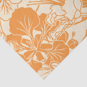 Hawaiaanse gedrukte Ohai Alii flower Tissuepapier (Detail)