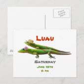 Hawaïaanse gekko's briefkaart (Voorkant / Achterkant)