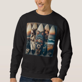 Hawaiaanse geschilderde surfplanken trui