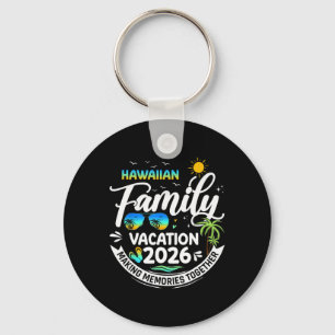 Hawaiaanse gezinsvakantie 2026 strandtrip-matching sleutelhanger