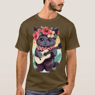 Hawaïaanse gitaar muziek concert festival grappige t-shirt