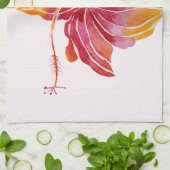 Hawaïaanse Hibiscus Bloem Keukenhanddoek 16 "x 24" (Gevouwen)
