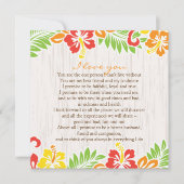 Hawaïaanse Hibiscus Bloemen Horizontaal Kaart (Voorkant)