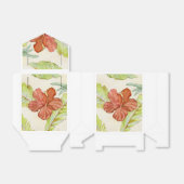 Hawaïaanse Hibiscus partij gunst box Bedankdoosjes (Uitgevouwen)