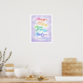 Hawaiaanse Ho' Oponopono-gebed Poster (Keuken)