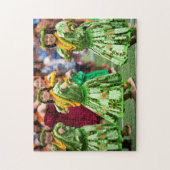 Hawaïaanse Hula-dansers. Legpuzzel (Verticaal)