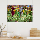 Hawaïaanse Hula Dansers Poster (Keuken)